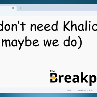 Episode 031 - We don't need Khalid! (but maybe we do)